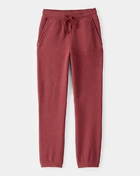 Boys 2-Piece OshKosh Daydream Fleece Logo Jacket & Joggers Set - Red