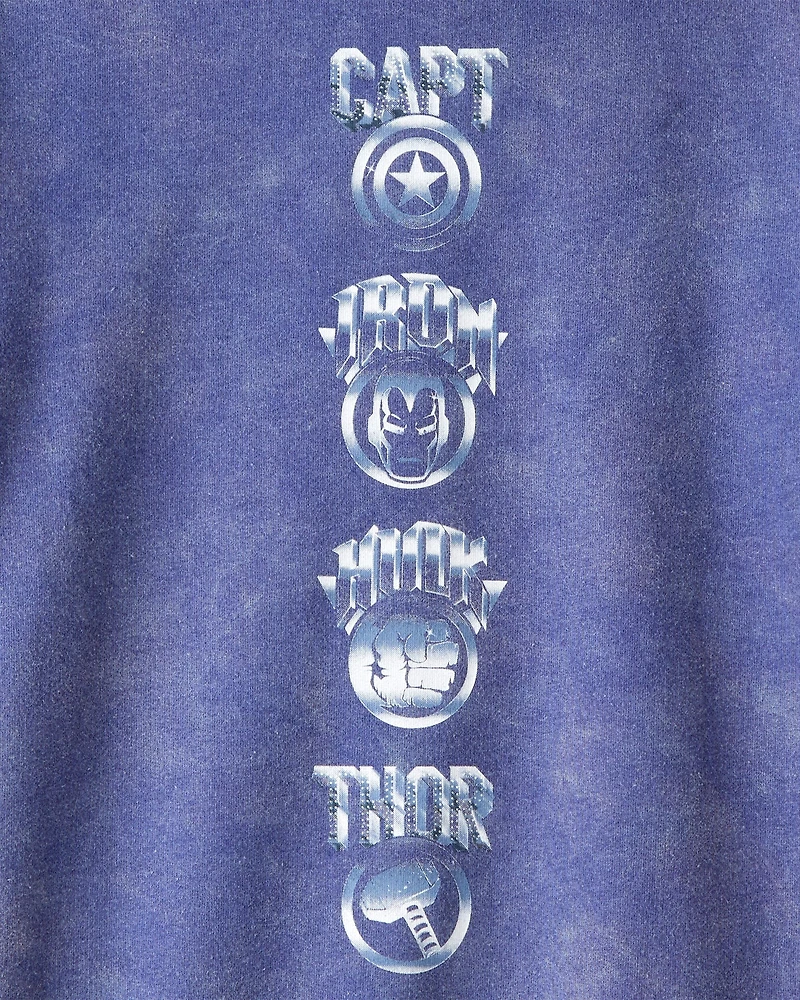 Boys ©Marvel Long-Sleeve Hoodie - Blue