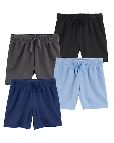Toddler 4-Pack Active Mesh Shorts