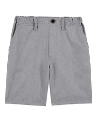 Boys Active Pull-On Uniform Shorts
