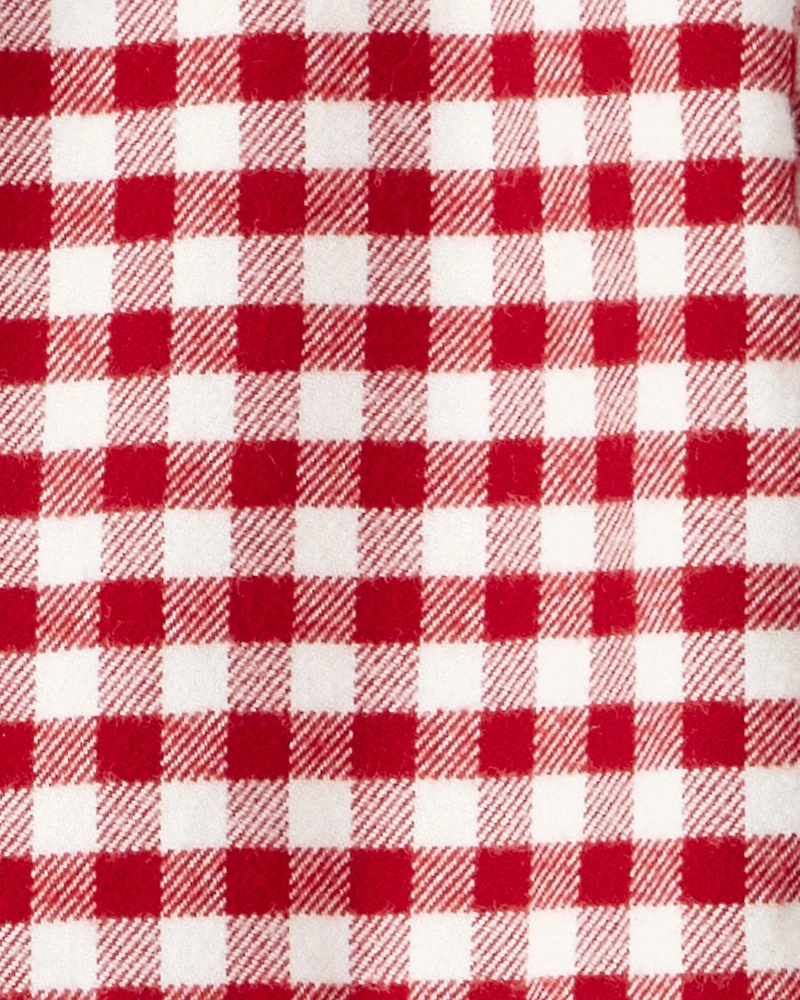 Toddler Girl Organic Cotton Flannel Dress
