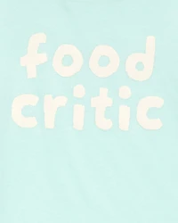 Toddler Boy Food Critic Graphic Tee