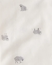 Baby 4-Pack Sheep Blanket - White