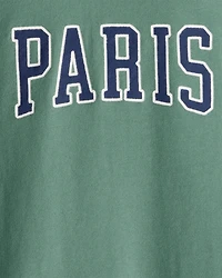 Kid Paris Long-Sleeve Cotton Dress - Green