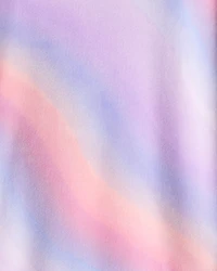 Girls DreamPlush Long-Sleeve Snug Fit 2-Piece Pajamas - Purple/Ombre