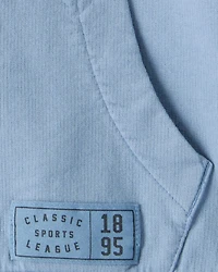 Boys French Terry Hoodie - Blue