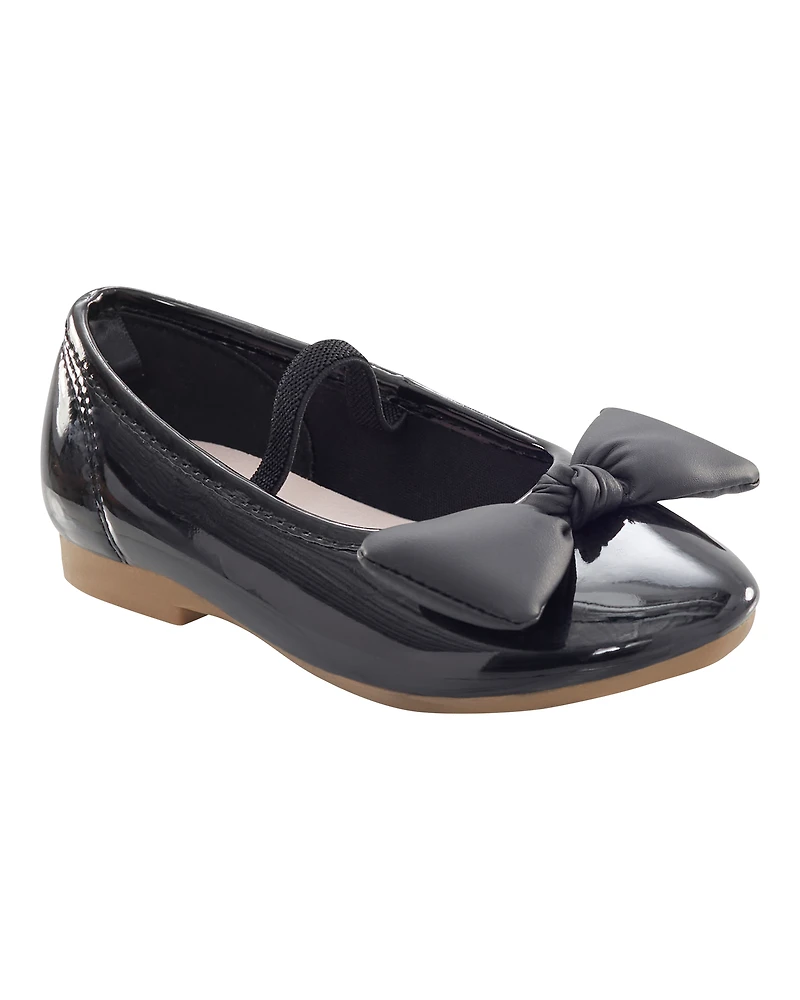Toddler Slip-On Bow Flats