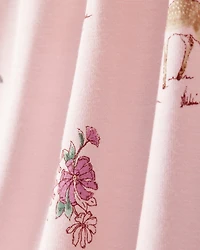 Baby Girl 2-Pack Deer & Floral Print PurelySoft Long-Sleeve Multipack Bodysuits - Burgundy/Pink