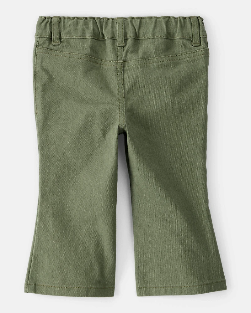 Baby Girl Cotton Flare Pants