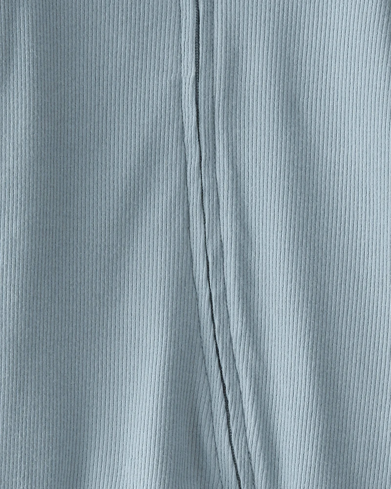 Baby Organic Cotton Sleep & Play Pajamas in Blue