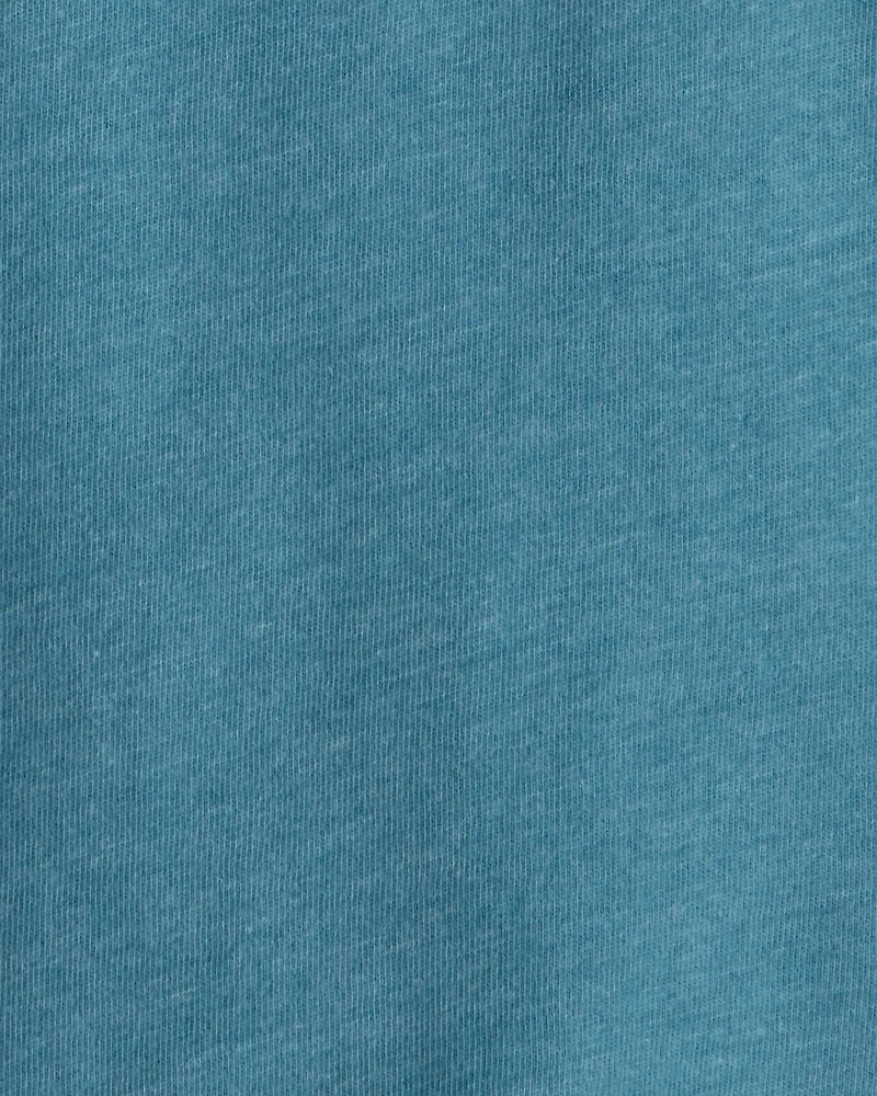 Toddler Boy Long-Sleeve Pocket Tee - Teal