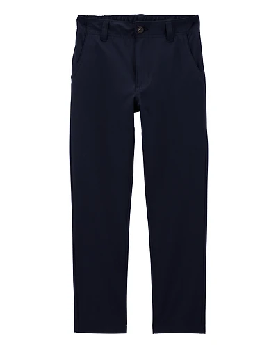 Boys Active Pull-On Uniform Pants - Navy