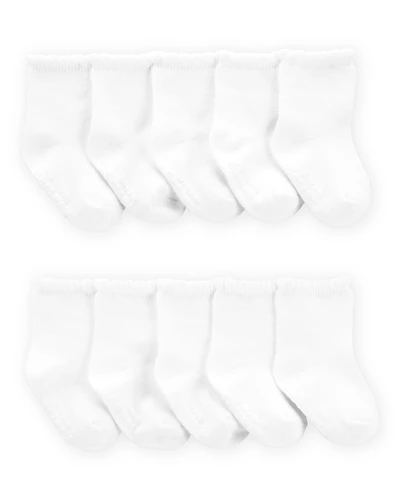 Baby 10-Pack Scallop Crew Socks