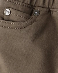Baby Boy Cotton Pull-On Fashion Pants - Brown