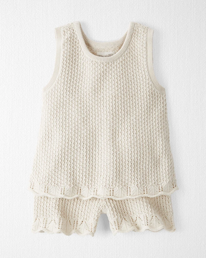 Toddler 2-Piece Organic Cotton Sweater Knit Set