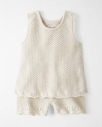 Toddler 2-Piece Organic Cotton Sweater Knit Set