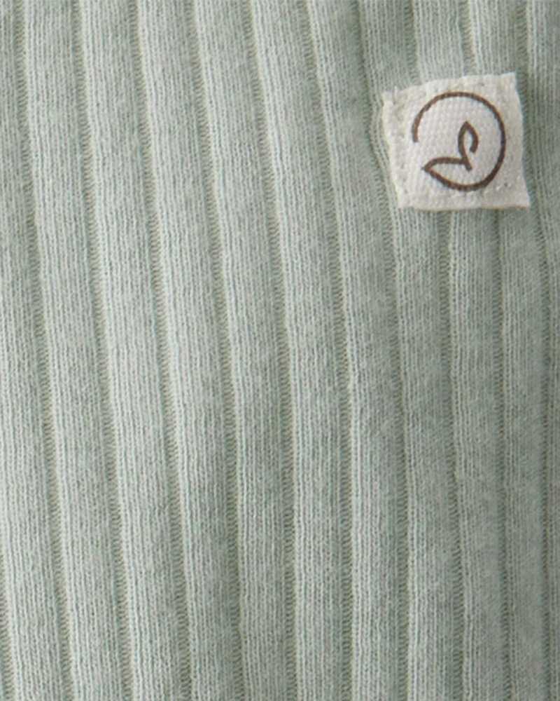 Baby Girl 2-Pack Organic Cotton Rib Leggings