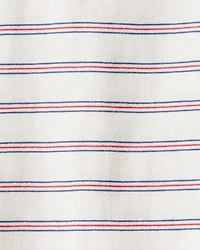 Toddler Boy Striped Long-Sleeve Tee - Cream