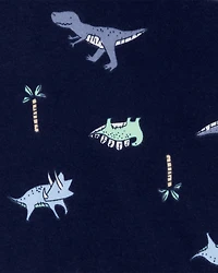 Baby 7-Piece Dinosaur  Short-Sleeve Bodysuits & Pull-On Pants Set
