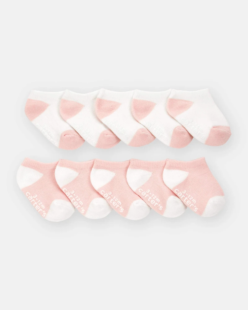 Baby 10-Pack No Show Socks