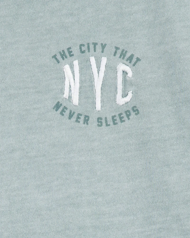 Kid NYC Graphic Tee - Green