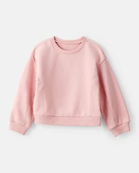 Toddler Girl 2-Piece Daydream Fleece Pullover Sweatshirt & Joggers Set - Pink