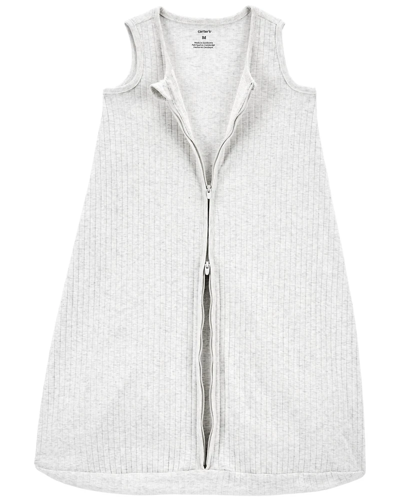 Baby 2-Way Zip Wearable Blanket - Grey