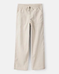Girls Cotton Wide-Leg Pants