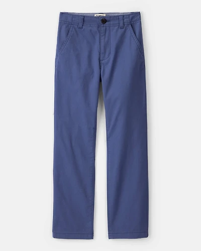 Boys Flat Front Fashion Pants