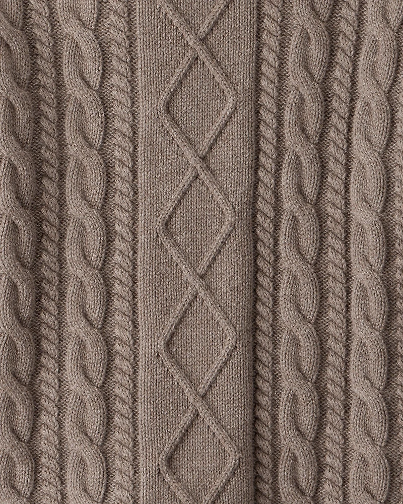 Organic Cotton Cable Knit Sweater