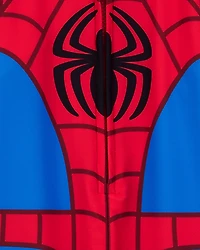 Toddler Marvel™ Spider-Man 1-Piece Rashguard Swimsuit - Blue/Red
