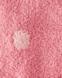 Polka Dot Plush Blanket - Pink