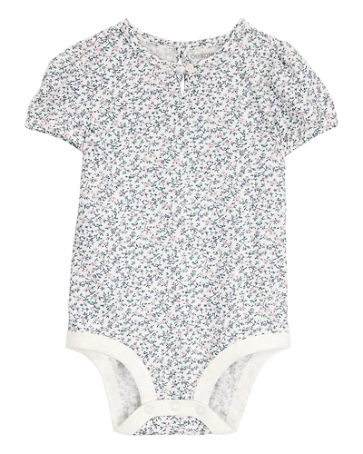 Baby Floral Short-Sleeve Bodysuit
