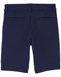 Kid -Pack Ponte Knit Uniform Shorts