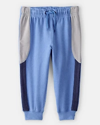 Toddler Boy Colorblock Joggers - Blue/Grey