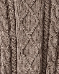 Toddler Organic Cotton Cable Knit Sweater