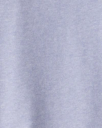 Girls 2-Piece French Terry Long-Sleeve Tee & Pant Set - Blue