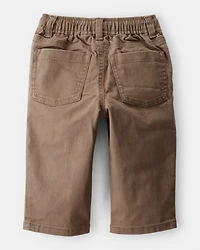Baby Boy Tapered Washed Jeans - Brown