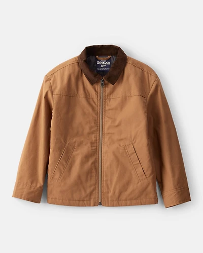 Boys Vintage Made Utility Barn Jacket - Khaki