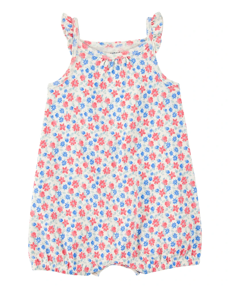 Baby Floral Cotton Romper