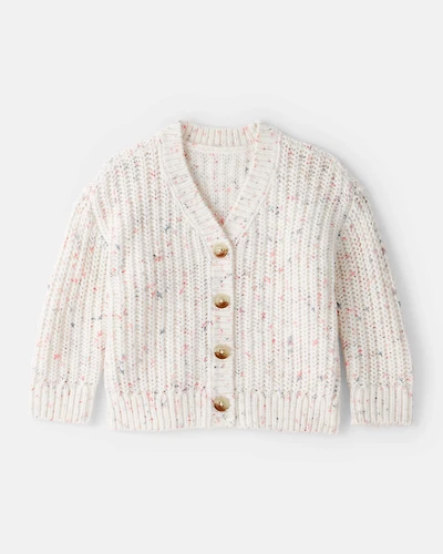 Baby Girl Cardigan Sweater - Cream