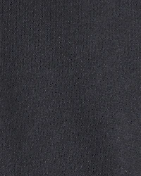 Baby Boy Solid Fleece Quarter Zip Sweatshirt - Black