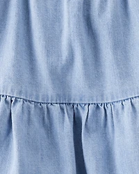 Toddler Organic Cotton Chambray Dress