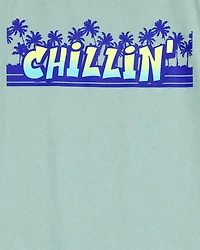 Kid Chillin' Short-Sleeve Graphic Tee - Green