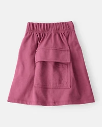 Kid 2-Piece London Short-Sleeve Top & Skirt Set - Pink