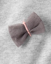Baby 3-Piece Bows Little Pullover Set - Grey