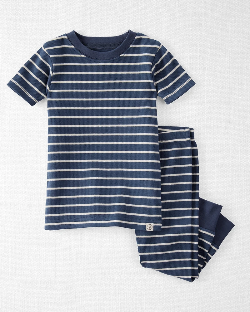 Baby Organic Cotton Pajamas Set in Stripes