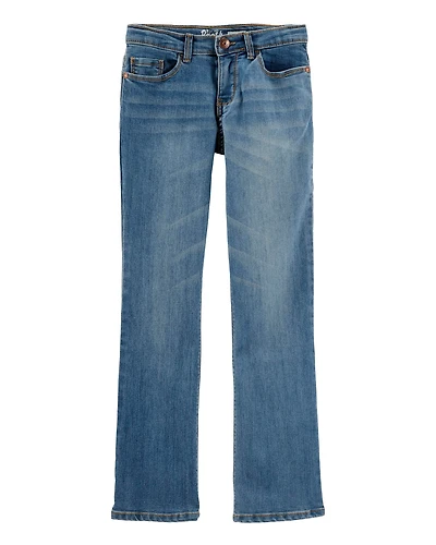 Girls Medium Wash Plus-Fit Bootcut Jeans