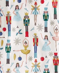 Kid Organic Cotton Pajamas in Nutcracker Print