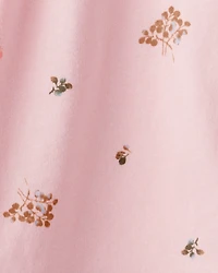 Toddler Girl Floral Short-Sleeve Top - Pink